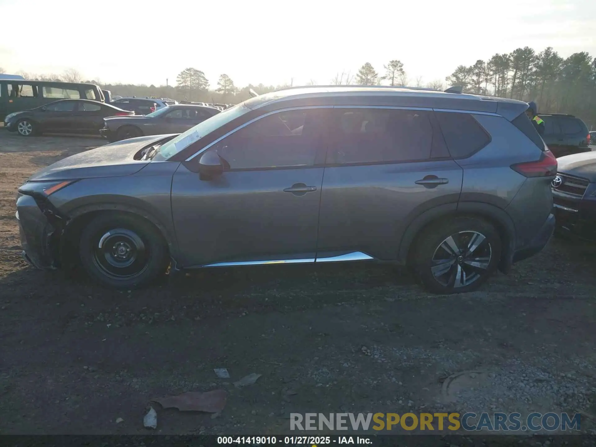 14 fotografías del automóvil dañado 5N1AT3CA5MC693925 NISSAN ROGUE 2021