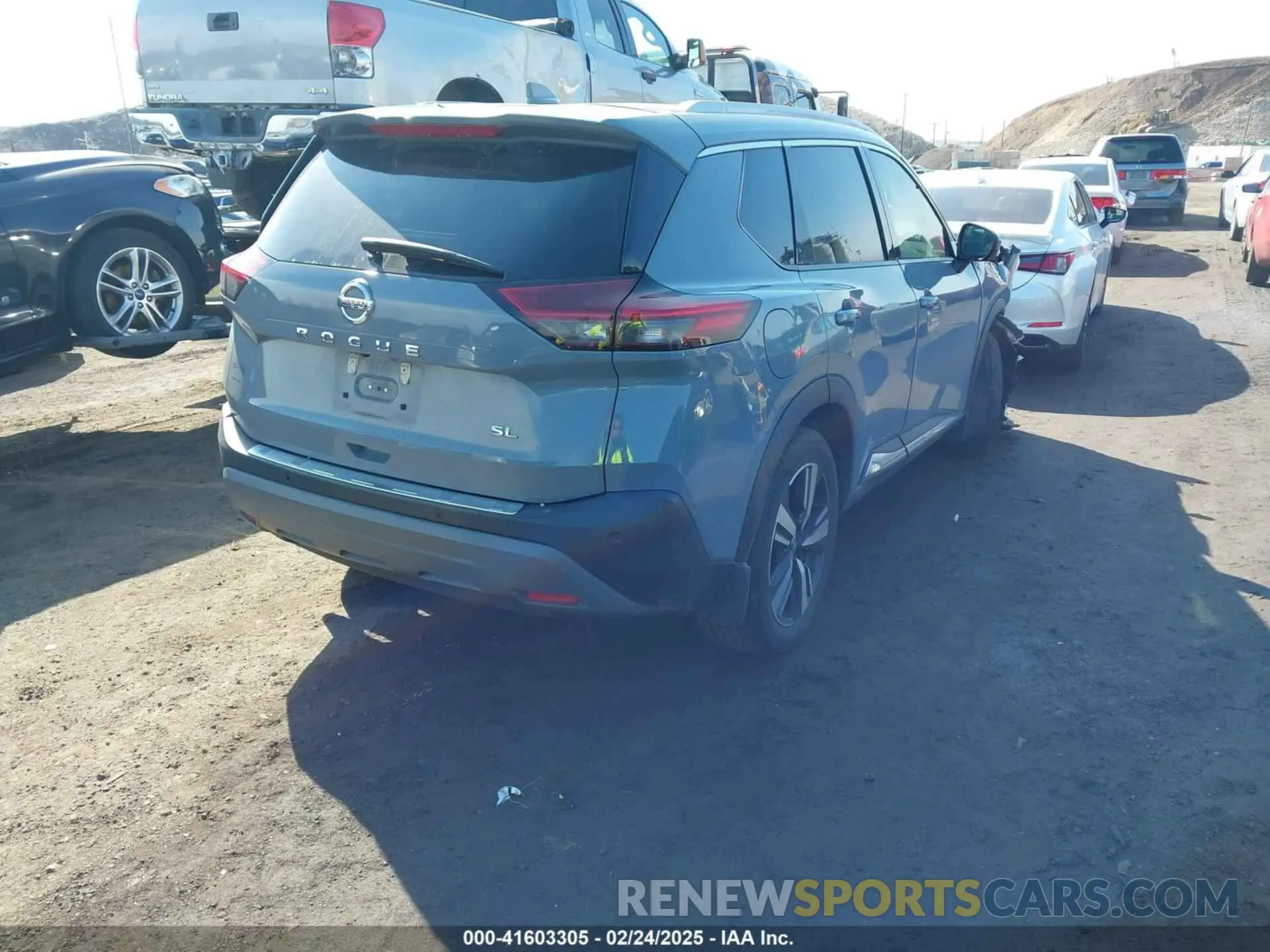 4 fotografías del automóvil dañado 5N1AT3CA9MC822961 NISSAN ROGUE 2021