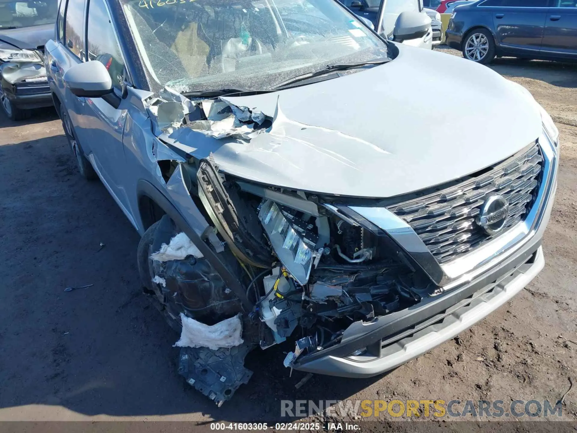 6 fotografías del automóvil dañado 5N1AT3CA9MC822961 NISSAN ROGUE 2021