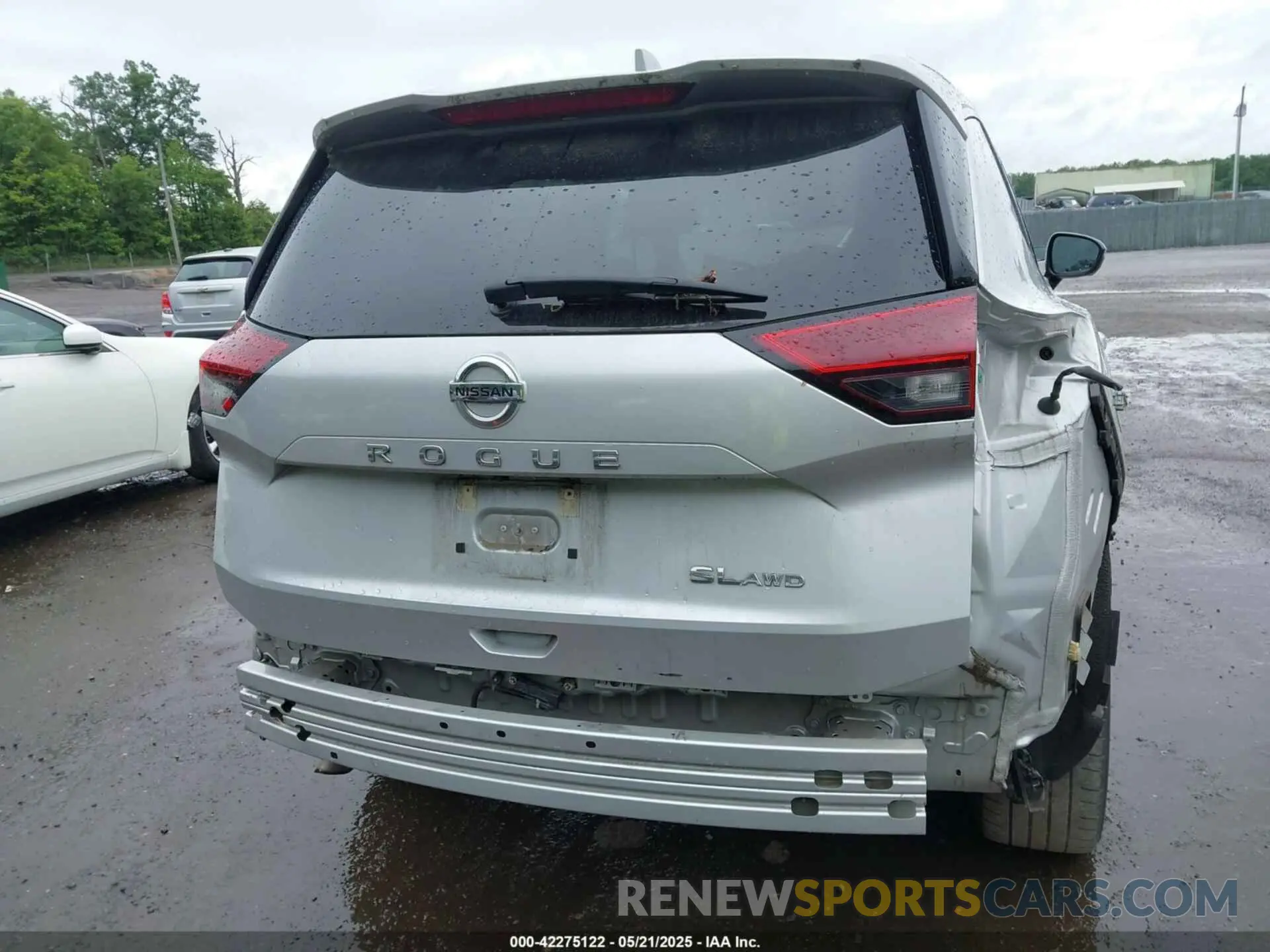 16 fotografías del automóvil dañado 5N1AT3CB0MC796789 NISSAN ROGUE 2021
