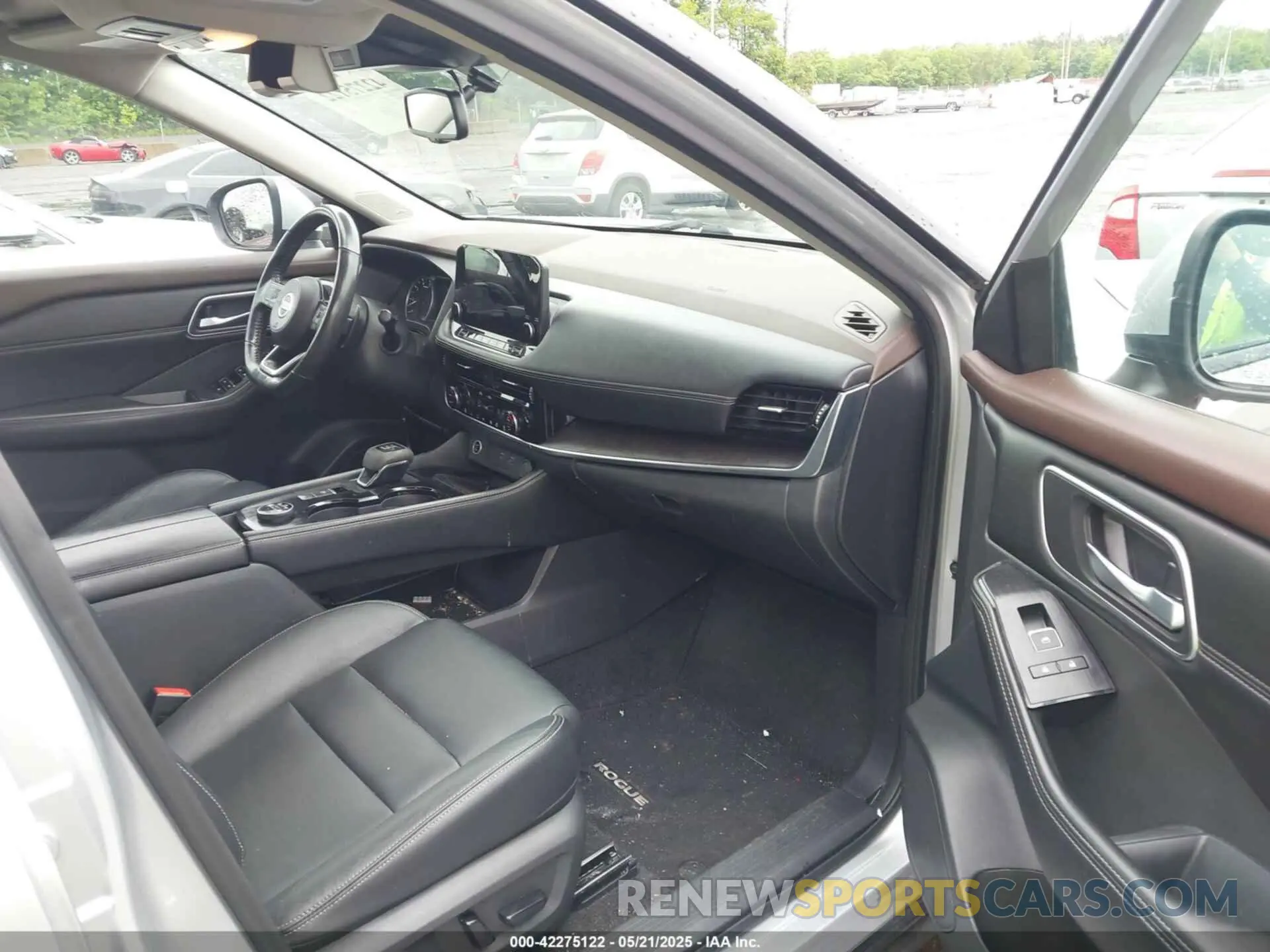 5 fotografías del automóvil dañado 5N1AT3CB0MC796789 NISSAN ROGUE 2021
