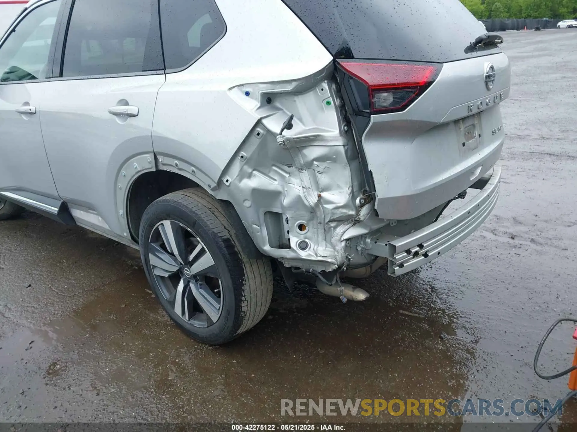6 fotografías del automóvil dañado 5N1AT3CB0MC796789 NISSAN ROGUE 2021