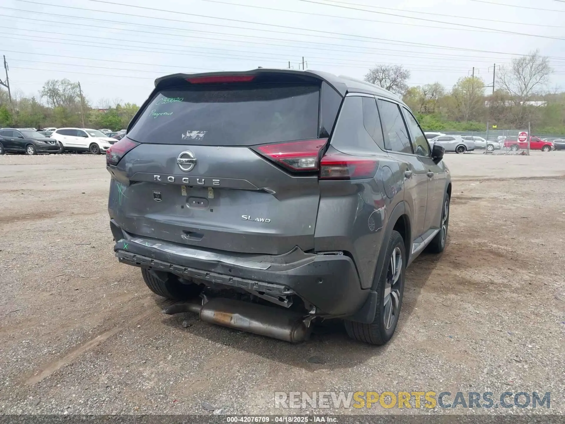 6 fotografías del automóvil dañado 5N1AT3CB1MC702788 NISSAN ROGUE 2021