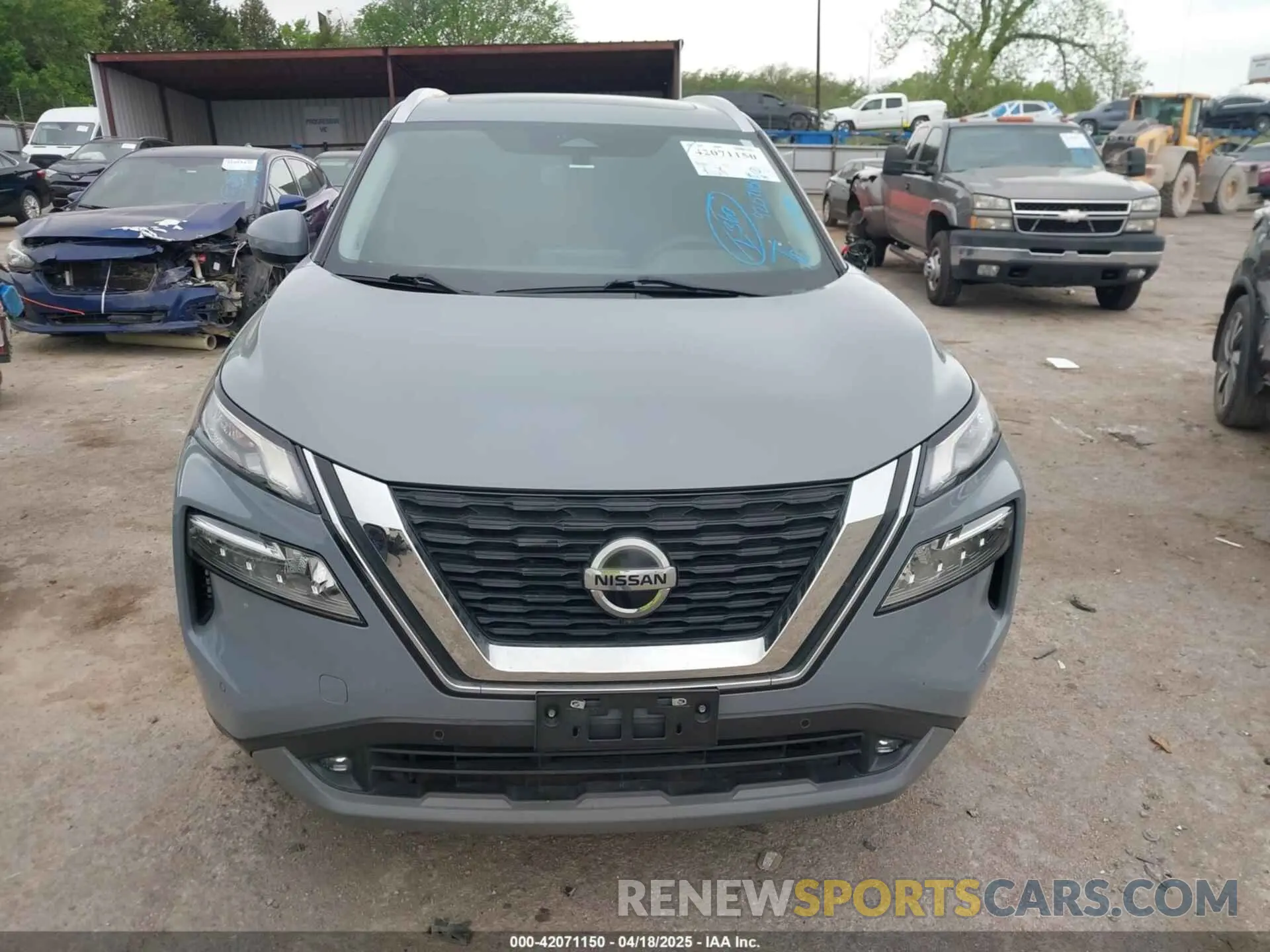 12 fotografías del automóvil dañado 5N1AT3CB1MC793223 NISSAN ROGUE 2021