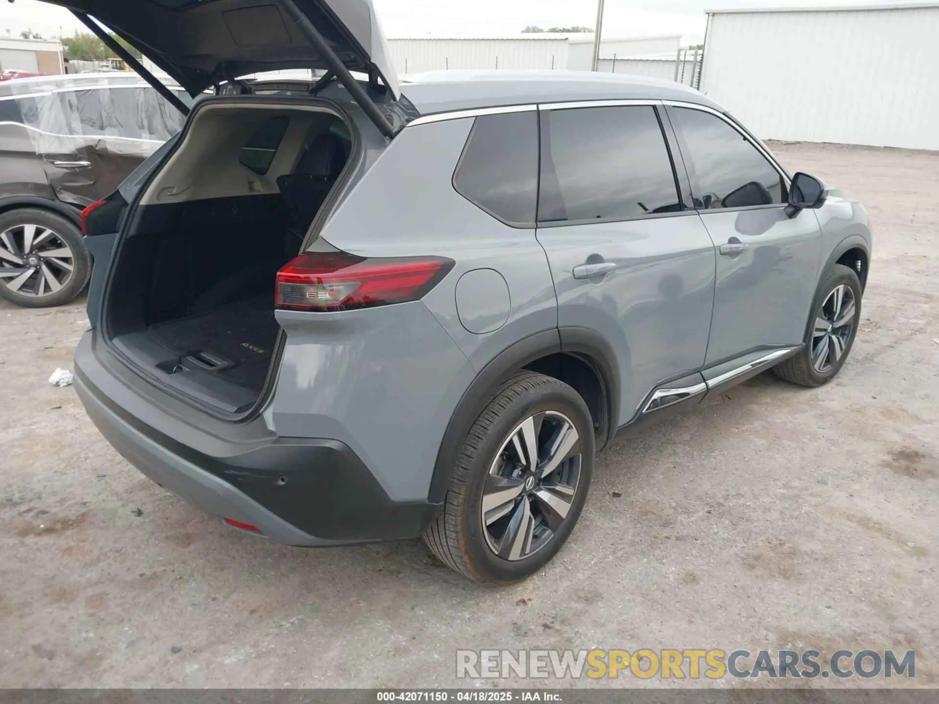4 fotografías del automóvil dañado 5N1AT3CB1MC793223 NISSAN ROGUE 2021