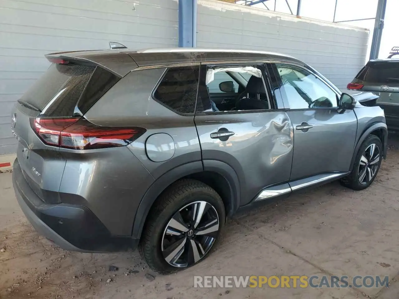 3 fotografías del automóvil dañado 5N1AT3CB3MC719012 NISSAN ROGUE 2021