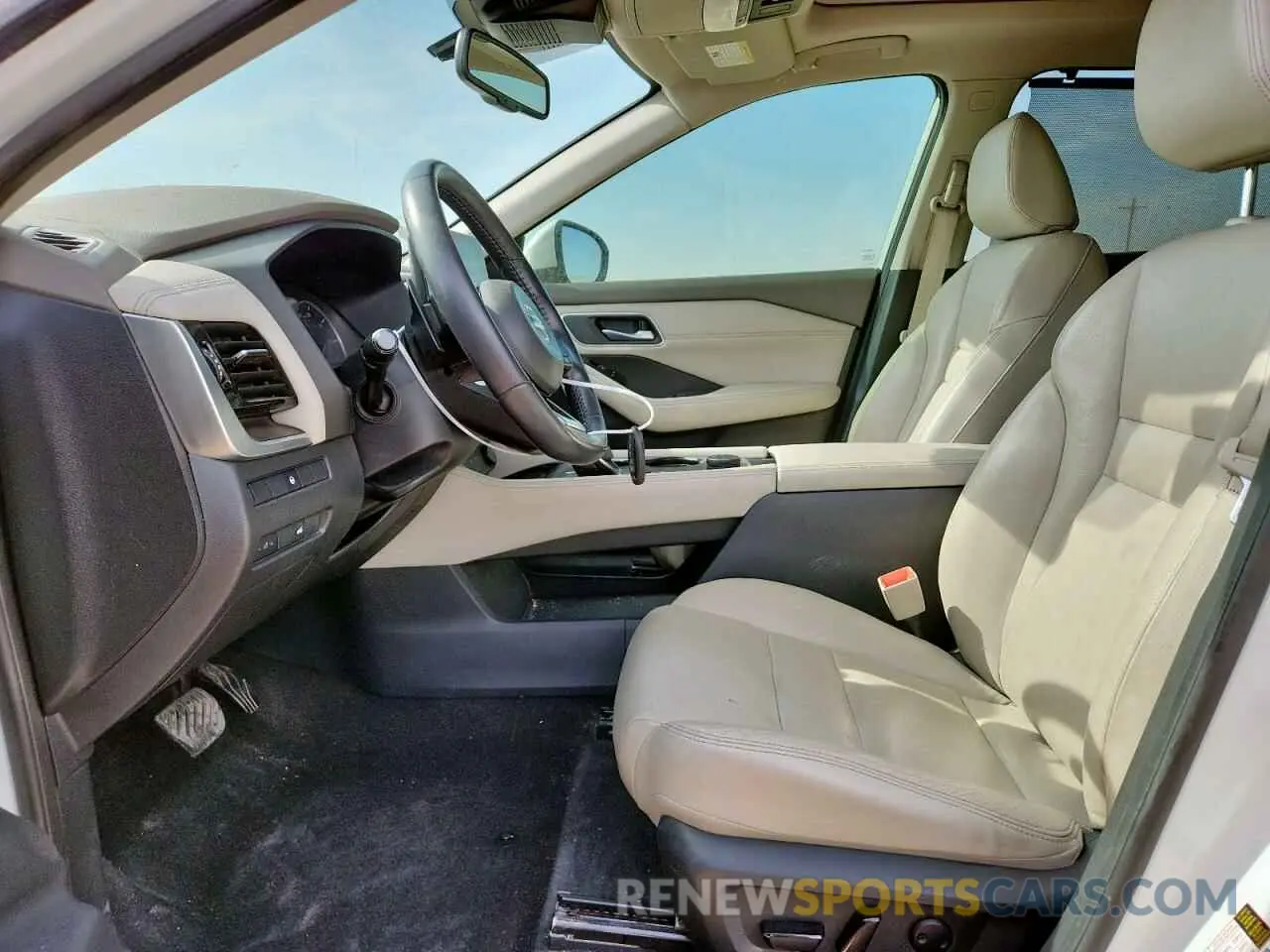 7 fotografías del automóvil dañado 5N1AT3CB3MC793997 NISSAN ROGUE 2021
