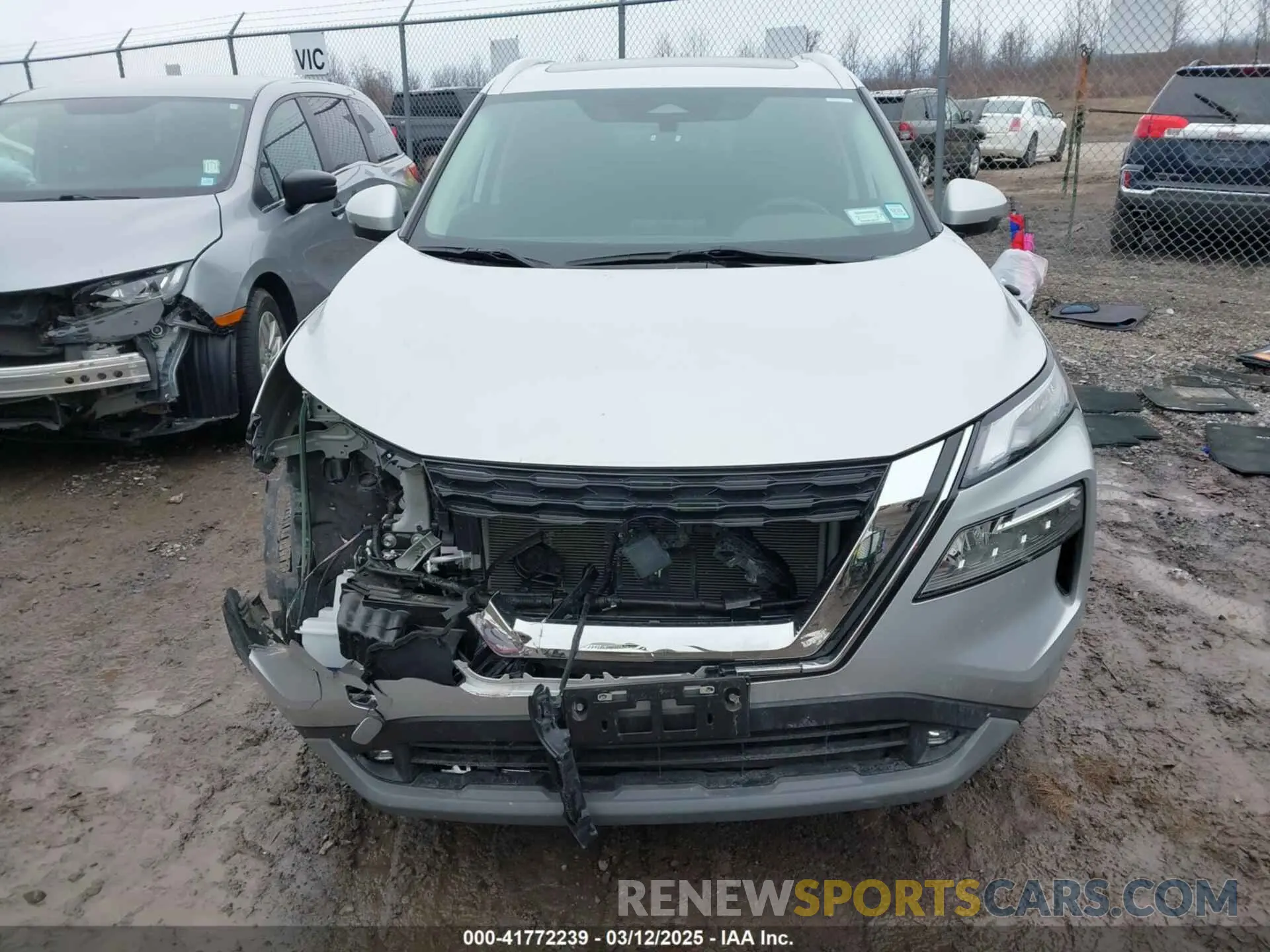 12 fotografías del automóvil dañado 5N1AT3CB4MC679622 NISSAN ROGUE 2021
