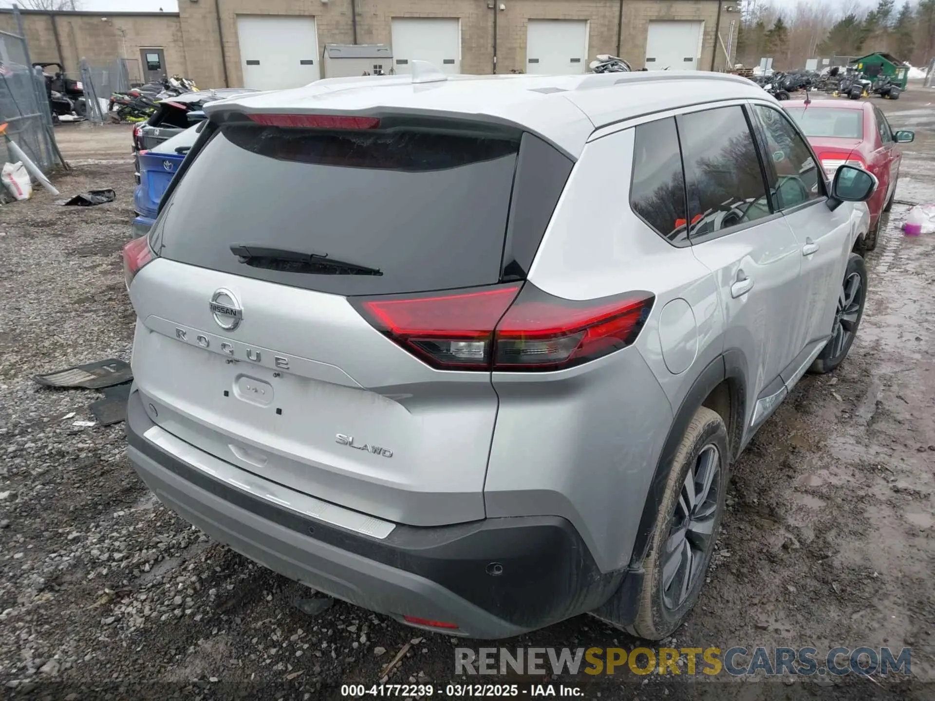 4 fotografías del automóvil dañado 5N1AT3CB4MC679622 NISSAN ROGUE 2021