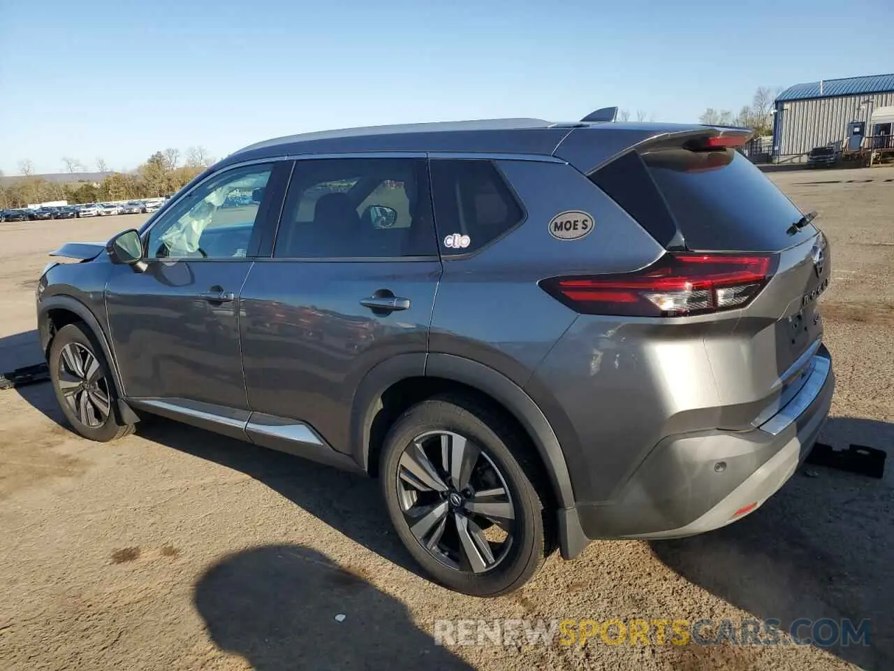 2 fotografías del automóvil dañado 5N1AT3CB4MC681211 NISSAN ROGUE 2021