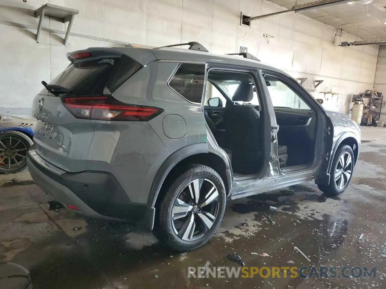 3 fotografías del automóvil dañado 5N1AT3CB4MC720136 NISSAN ROGUE 2021