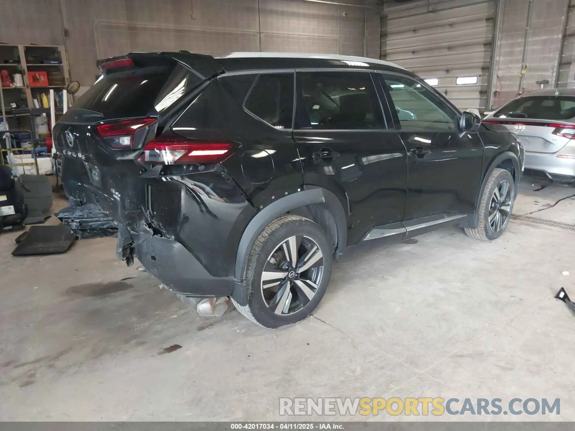 4 fotografías del automóvil dañado 5N1AT3CB4MC748924 NISSAN ROGUE 2021