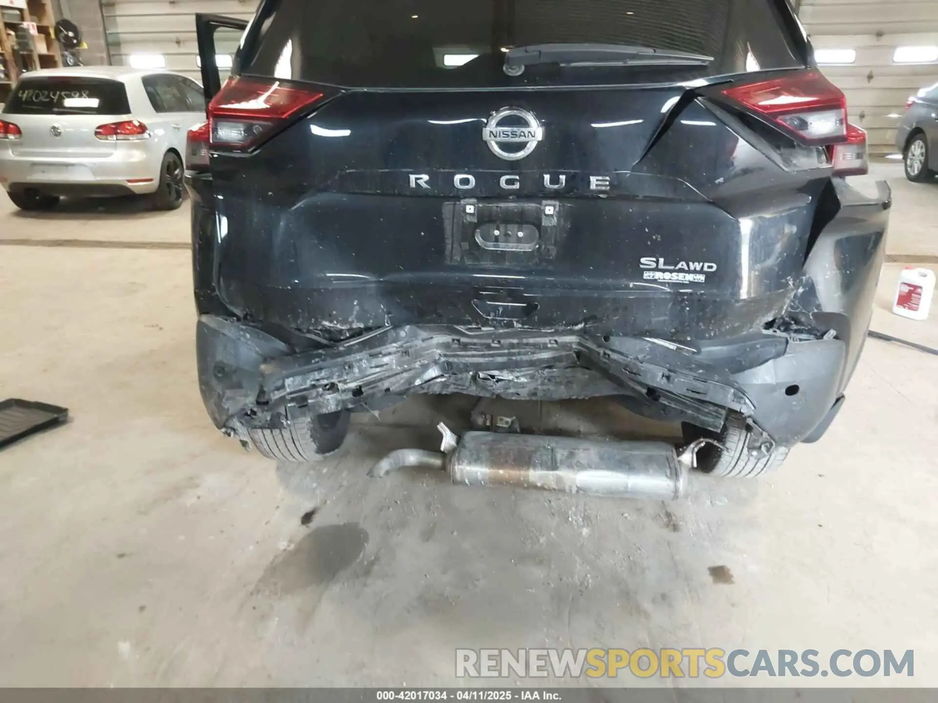 6 fotografías del automóvil dañado 5N1AT3CB4MC748924 NISSAN ROGUE 2021