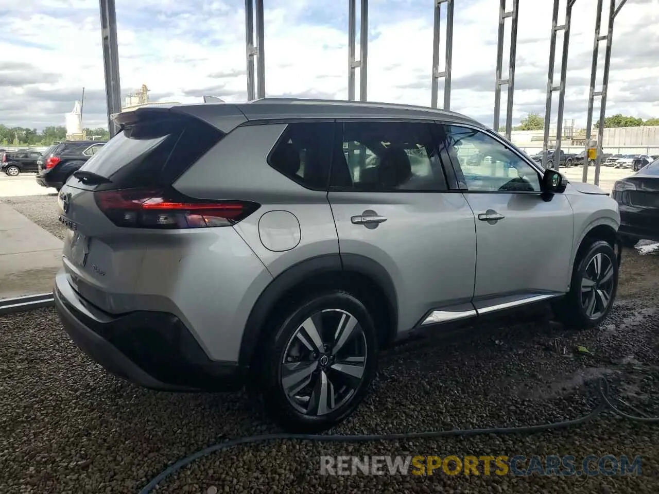 3 fotografías del automóvil dañado 5N1AT3CB5MC807897 NISSAN ROGUE 2021
