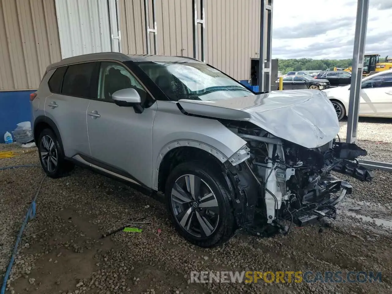 4 fotografías del automóvil dañado 5N1AT3CB5MC807897 NISSAN ROGUE 2021