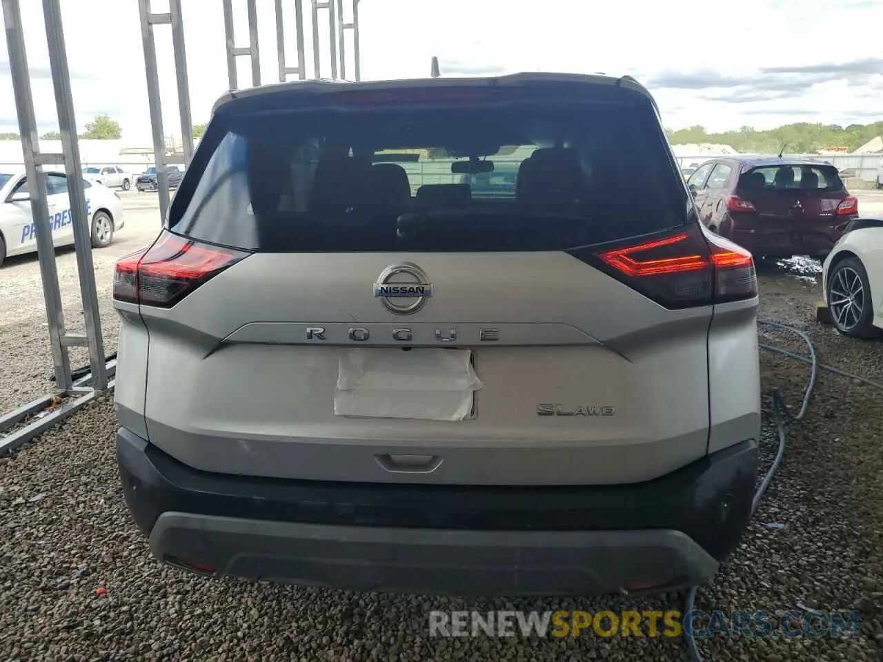 6 fotografías del automóvil dañado 5N1AT3CB5MC807897 NISSAN ROGUE 2021