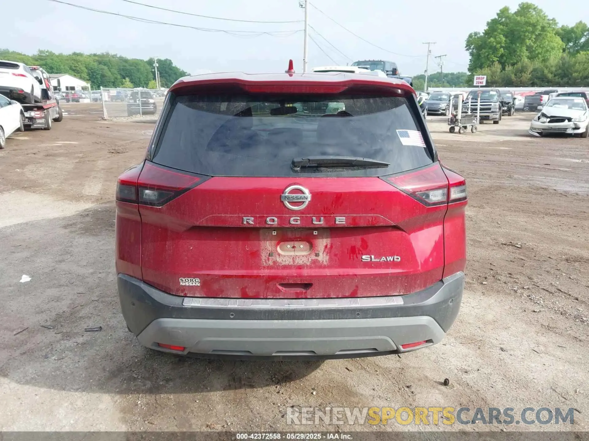 17 fotografías del automóvil dañado 5N1AT3CB5MC816860 NISSAN ROGUE 2021