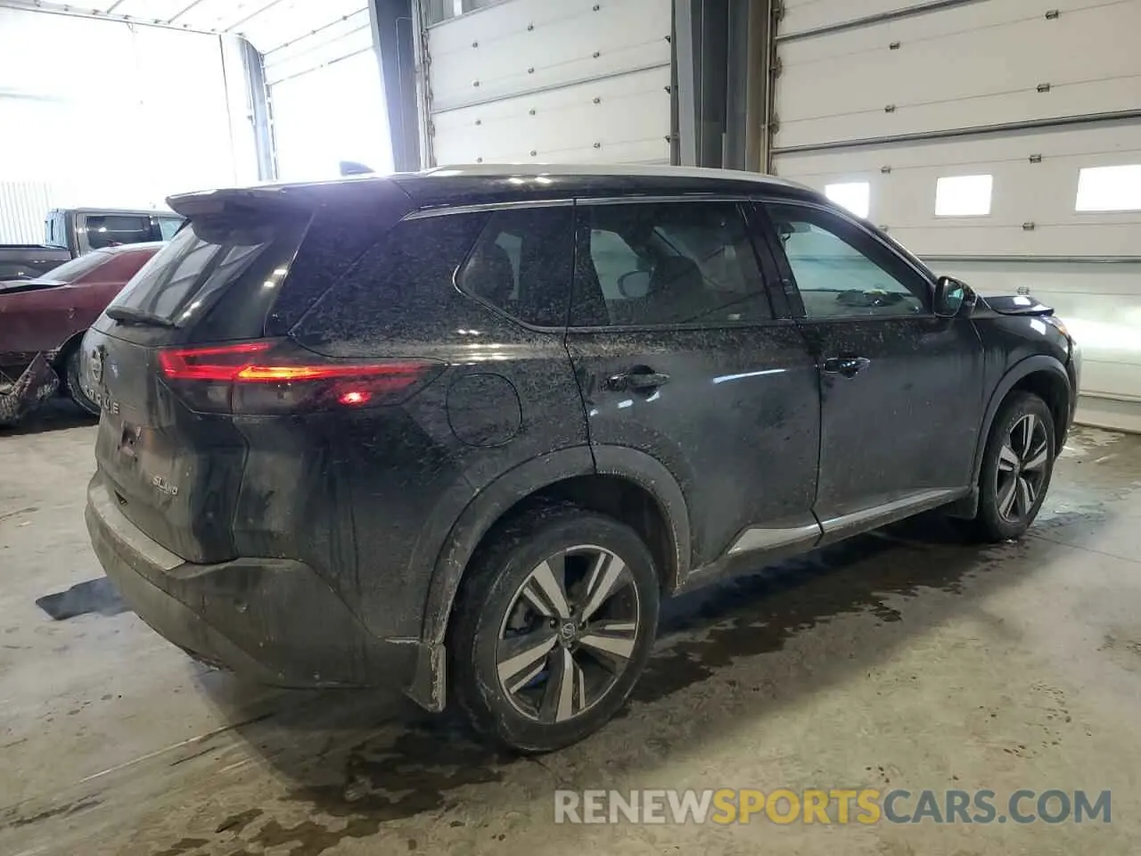 3 fotografías del automóvil dañado 5N1AT3CB7MC674463 NISSAN ROGUE 2021