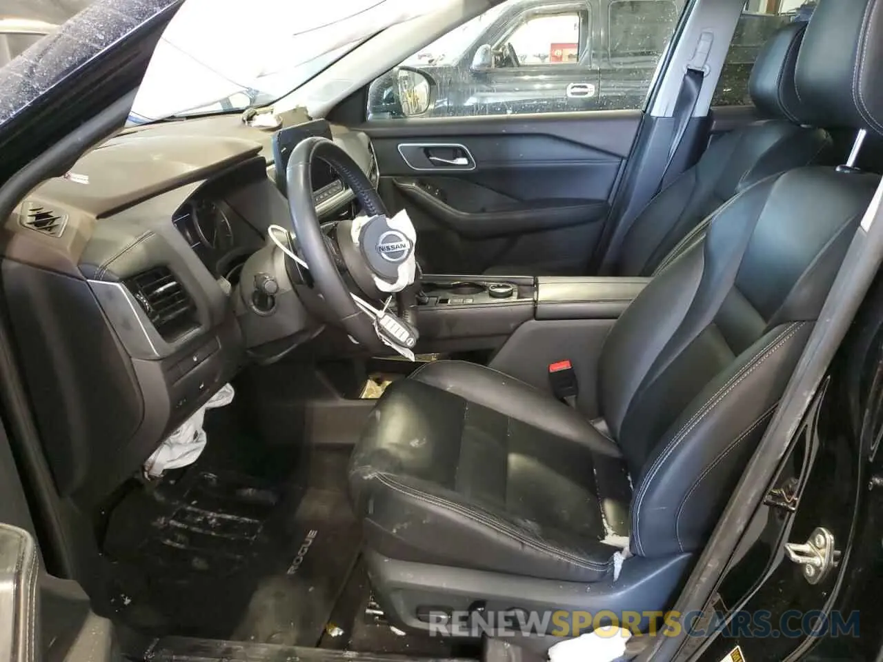 7 fotografías del automóvil dañado 5N1AT3CB7MC674463 NISSAN ROGUE 2021