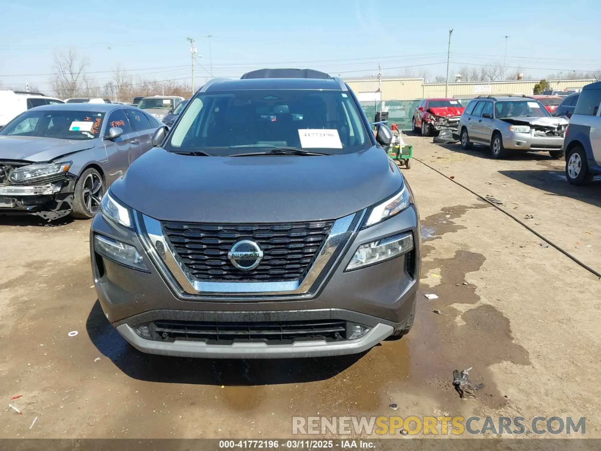 12 fotografías del automóvil dañado 5N1AT3CB8MC697749 NISSAN ROGUE 2021