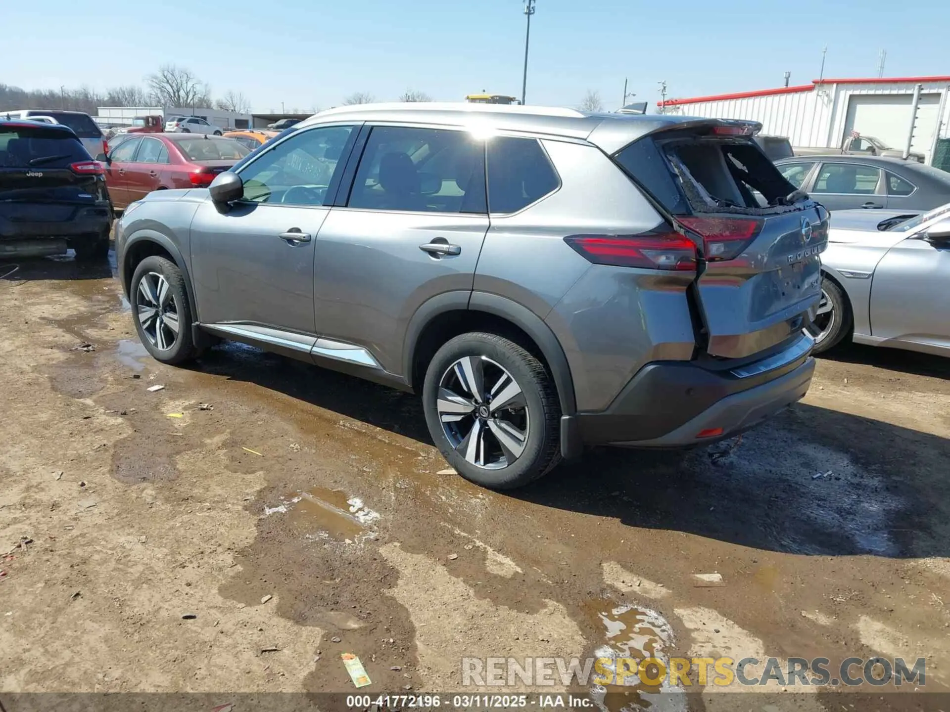 3 fotografías del automóvil dañado 5N1AT3CB8MC697749 NISSAN ROGUE 2021