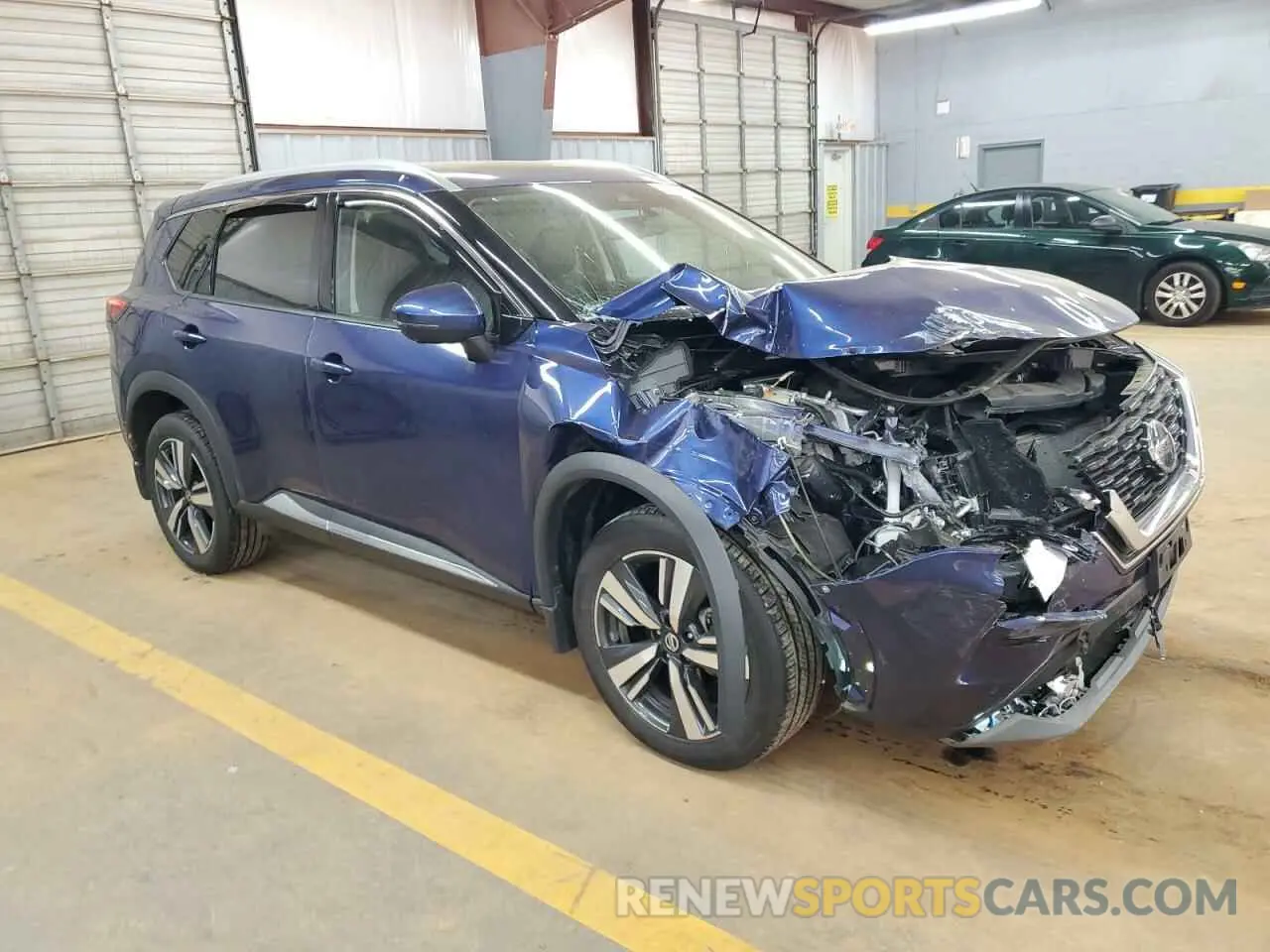 4 fotografías del automóvil dañado 5N1AT3CB8MC706370 NISSAN ROGUE 2021