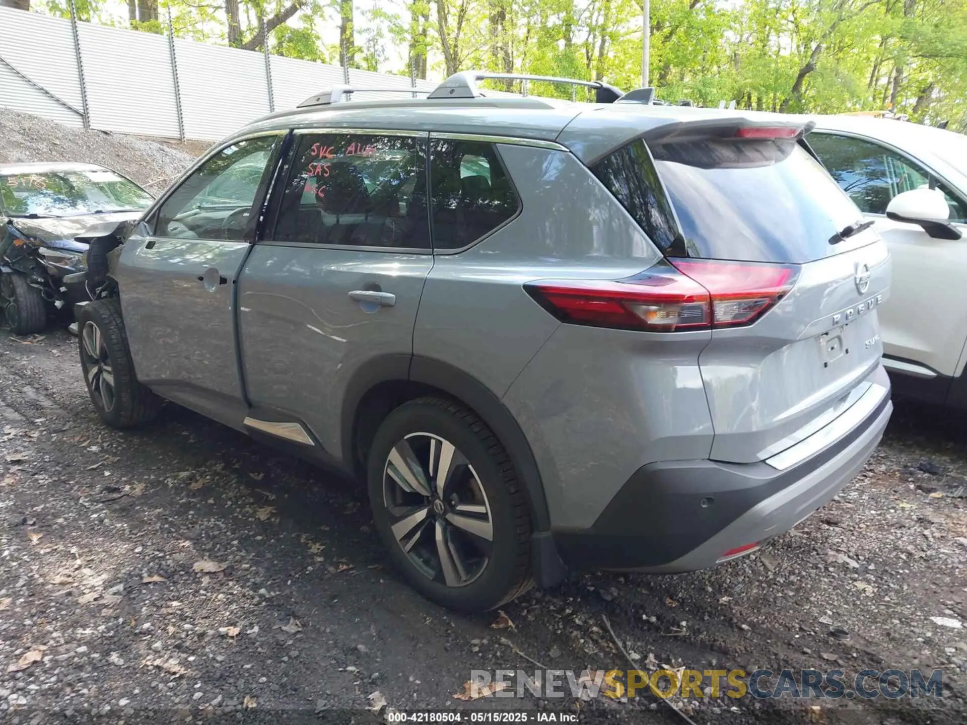 3 fotografías del automóvil dañado 5N1AT3CB9MC775844 NISSAN ROGUE 2021