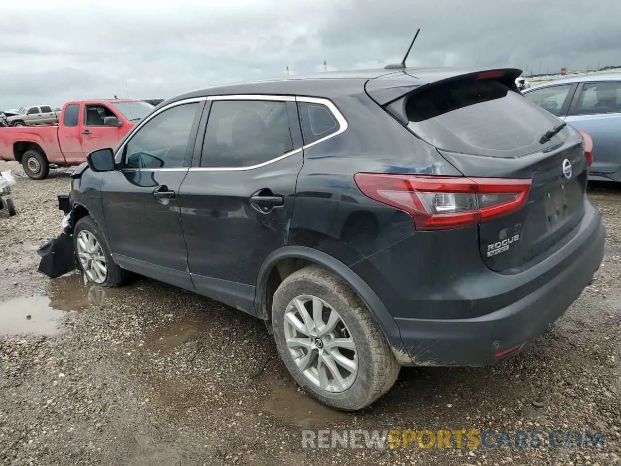 2 fotografías del automóvil dañado JN1BJ1AV0MW301279 NISSAN ROGUE 2021