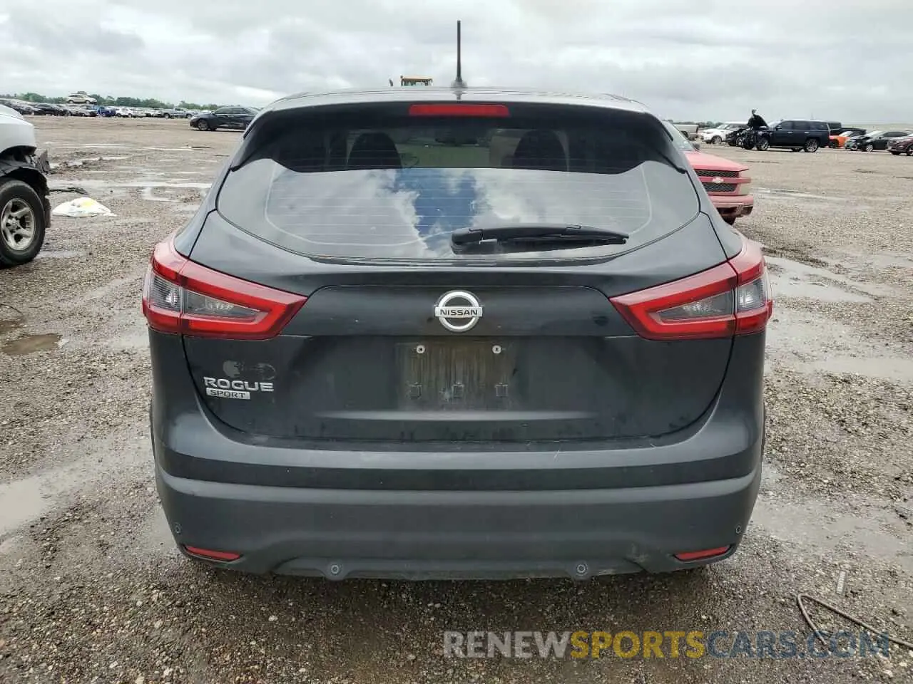 6 fotografías del automóvil dañado JN1BJ1AV0MW301279 NISSAN ROGUE 2021