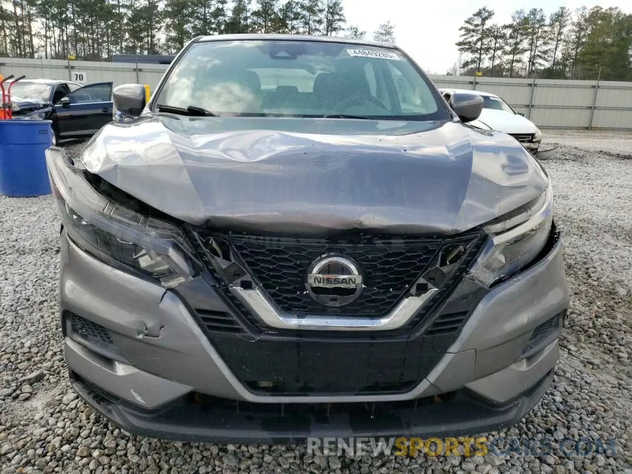 5 fotografías del automóvil dañado JN1BJ1AV0MW302643 NISSAN ROGUE 2021