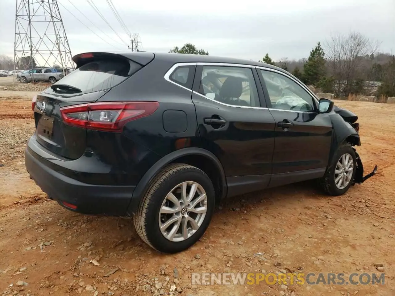 3 fotografías del automóvil dañado JN1BJ1AV0MW303968 NISSAN ROGUE 2021