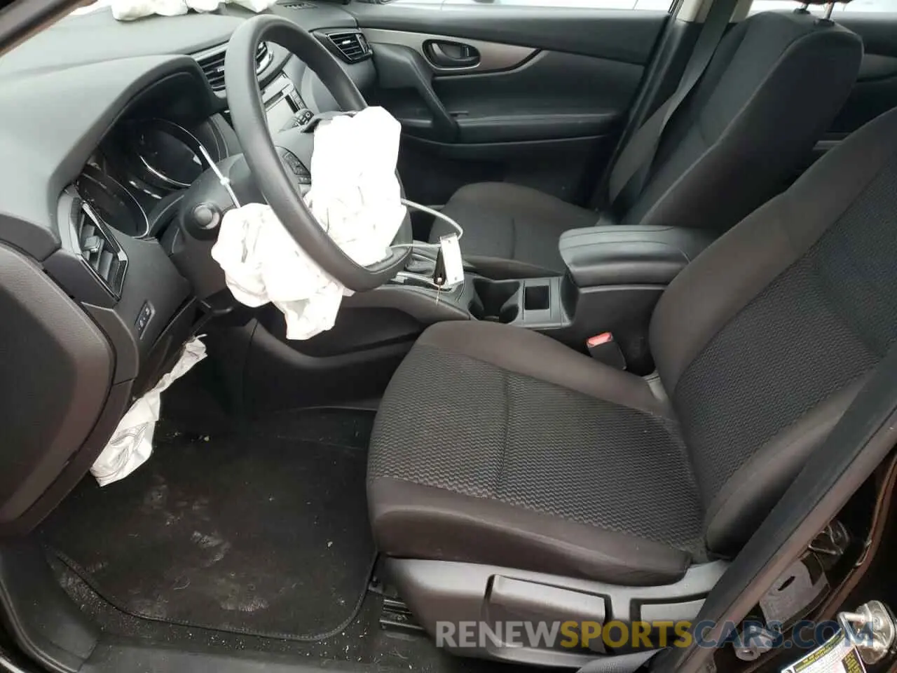 7 fotografías del automóvil dañado JN1BJ1AV0MW303968 NISSAN ROGUE 2021