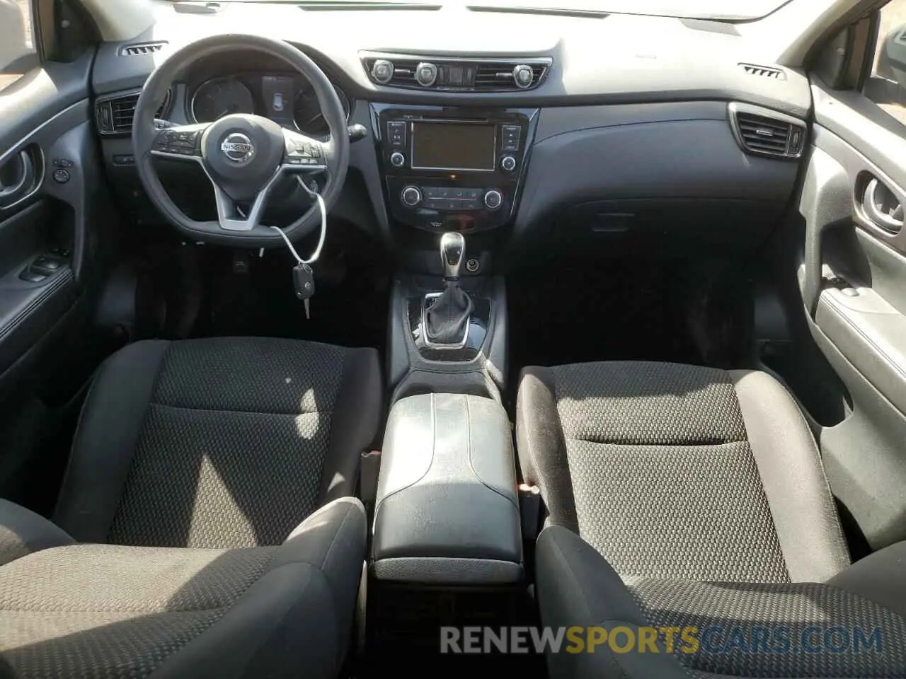 8 fotografías del automóvil dañado JN1BJ1AV0MW322486 NISSAN ROGUE 2021
