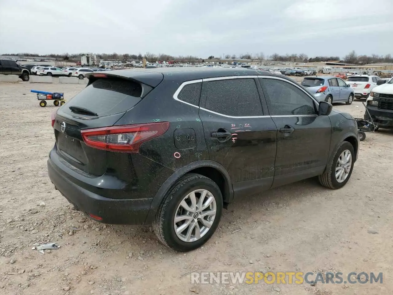 3 fotografías del automóvil dañado JN1BJ1AV0MW568003 NISSAN ROGUE 2021