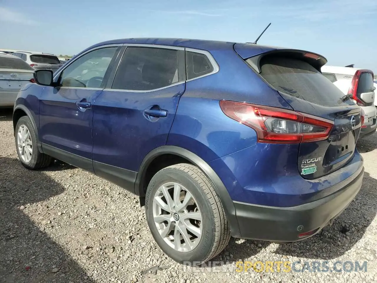 2 fotografías del automóvil dañado JN1BJ1AV1MW300738 NISSAN ROGUE 2021