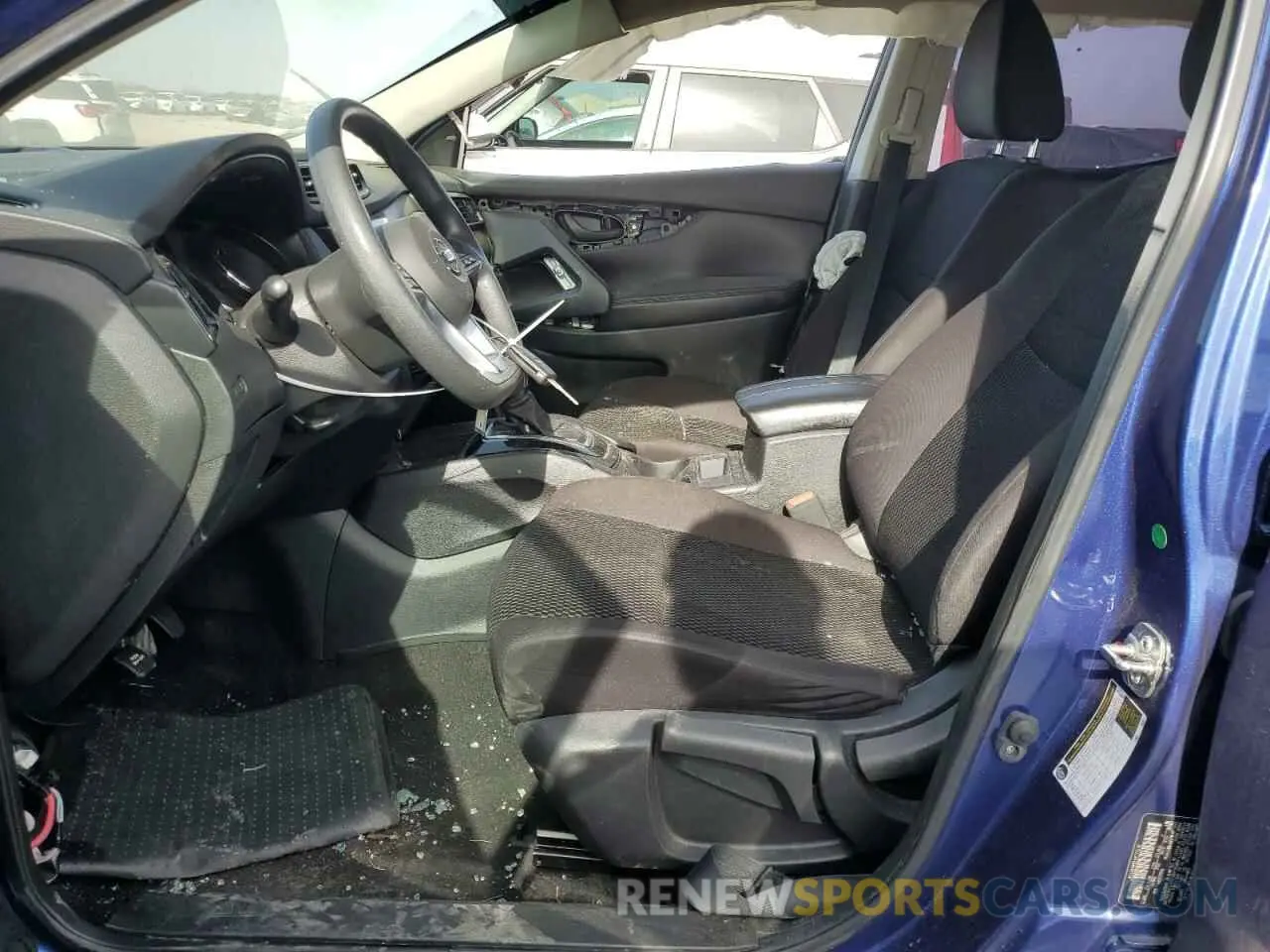 7 fotografías del automóvil dañado JN1BJ1AV1MW300738 NISSAN ROGUE 2021