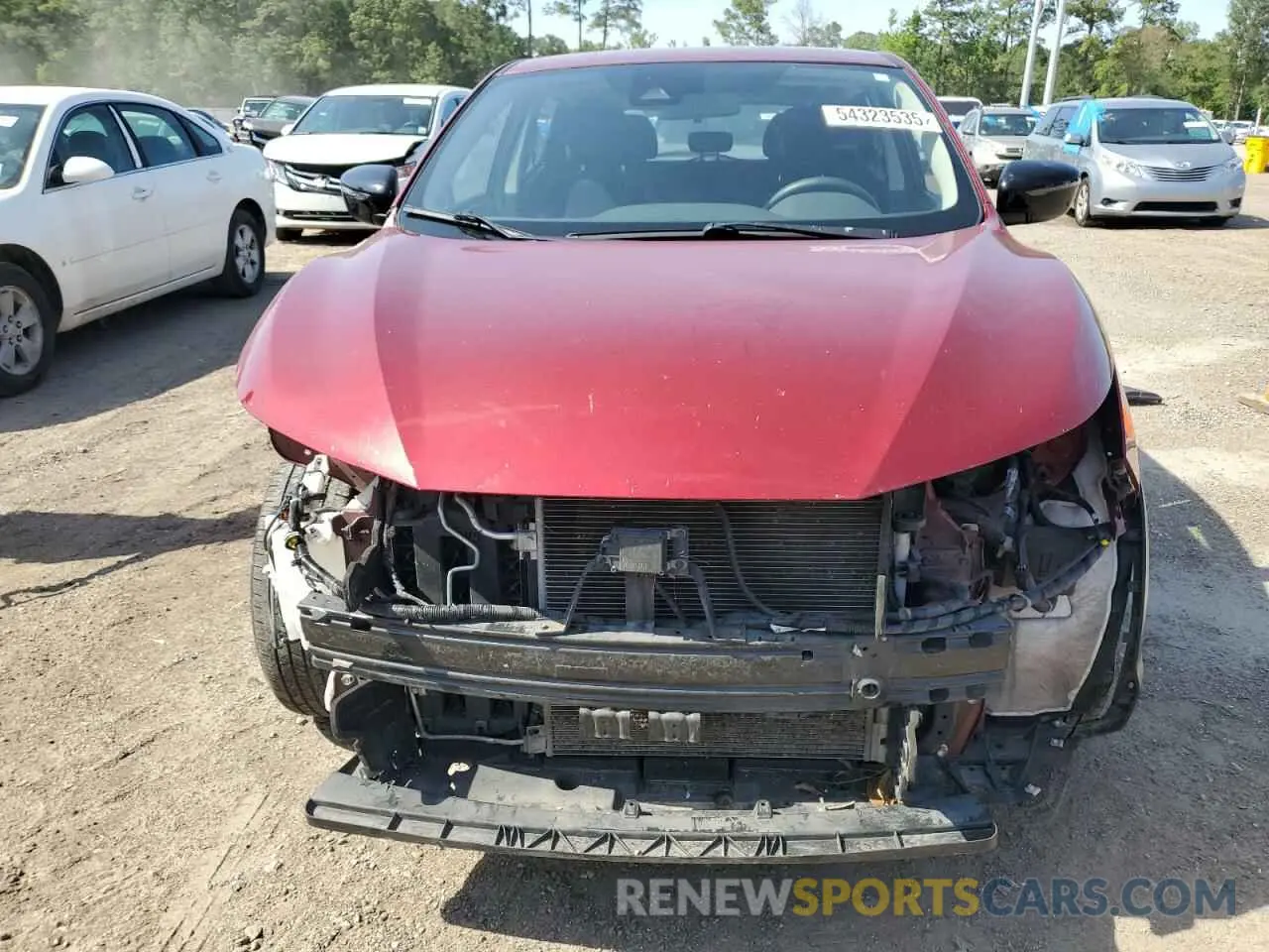 5 fotografías del automóvil dañado JN1BJ1AV1MW302280 NISSAN ROGUE 2021