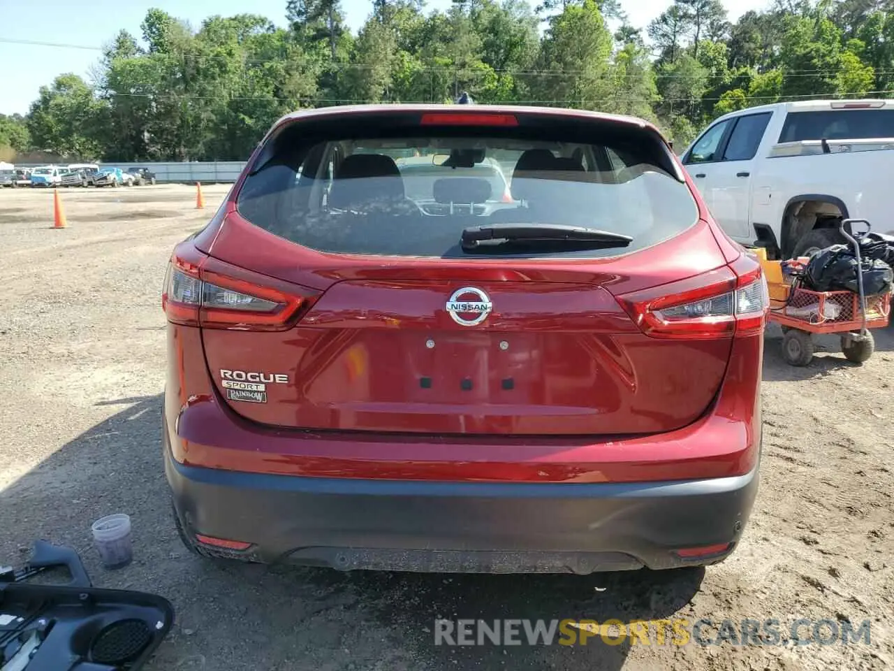 6 fotografías del automóvil dañado JN1BJ1AV1MW302280 NISSAN ROGUE 2021