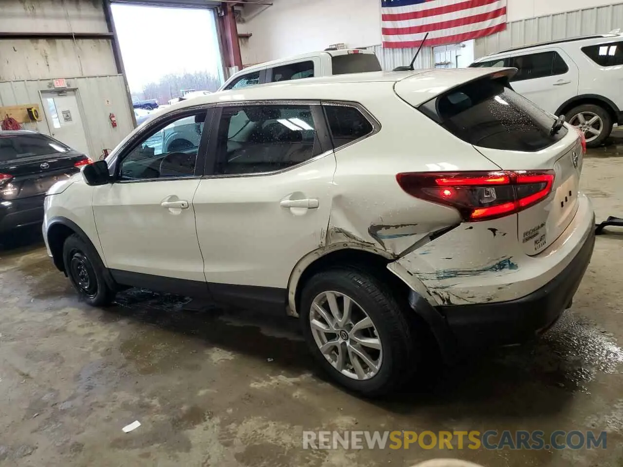 2 fotografías del automóvil dañado JN1BJ1AV1MW317023 NISSAN ROGUE 2021