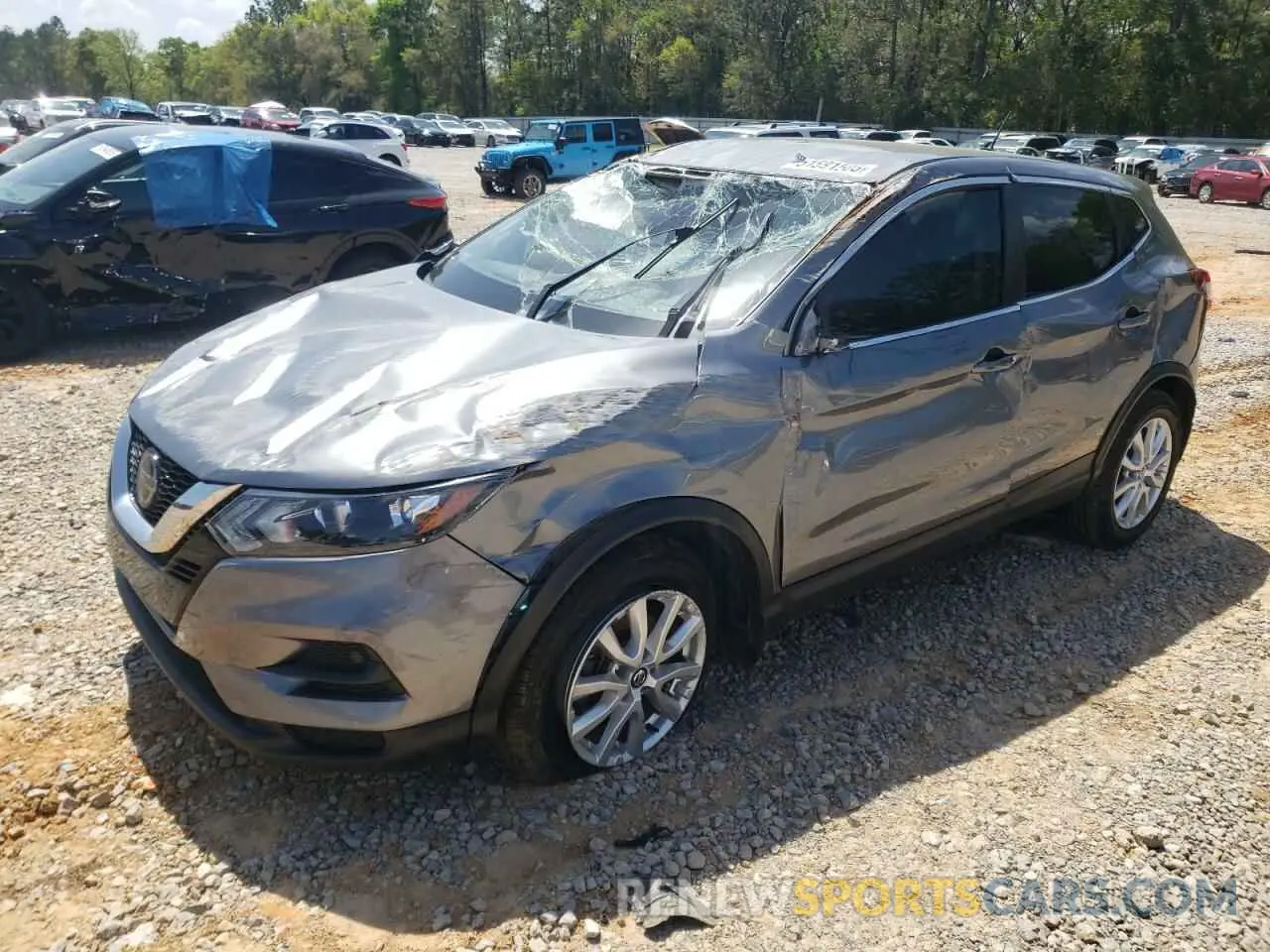 1 fotografías del automóvil dañado JN1BJ1AV2MW573039 NISSAN ROGUE 2021