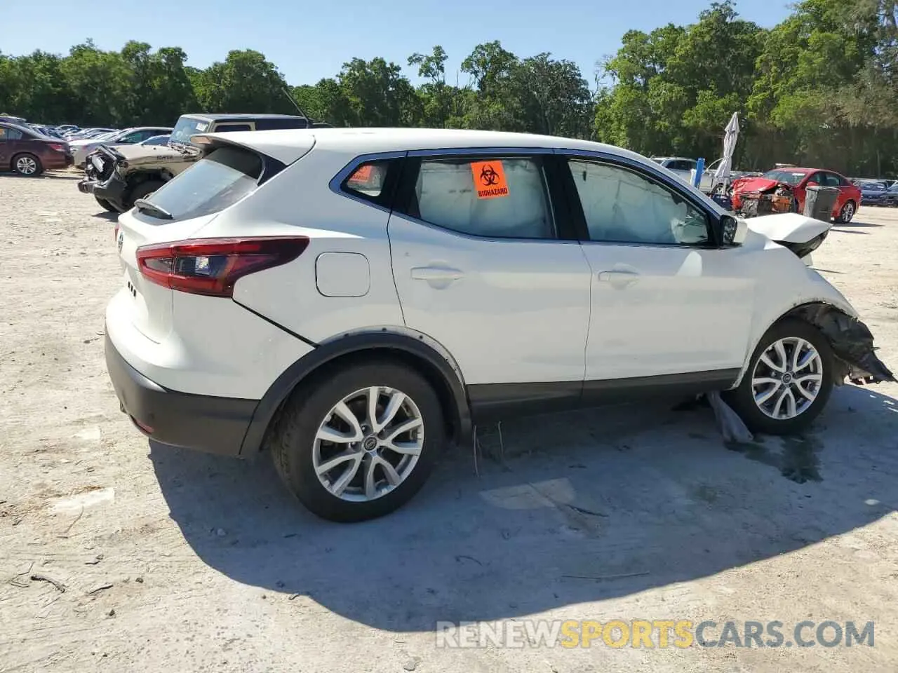 3 fotografías del automóvil dañado JN1BJ1AV3MW301664 NISSAN ROGUE 2021