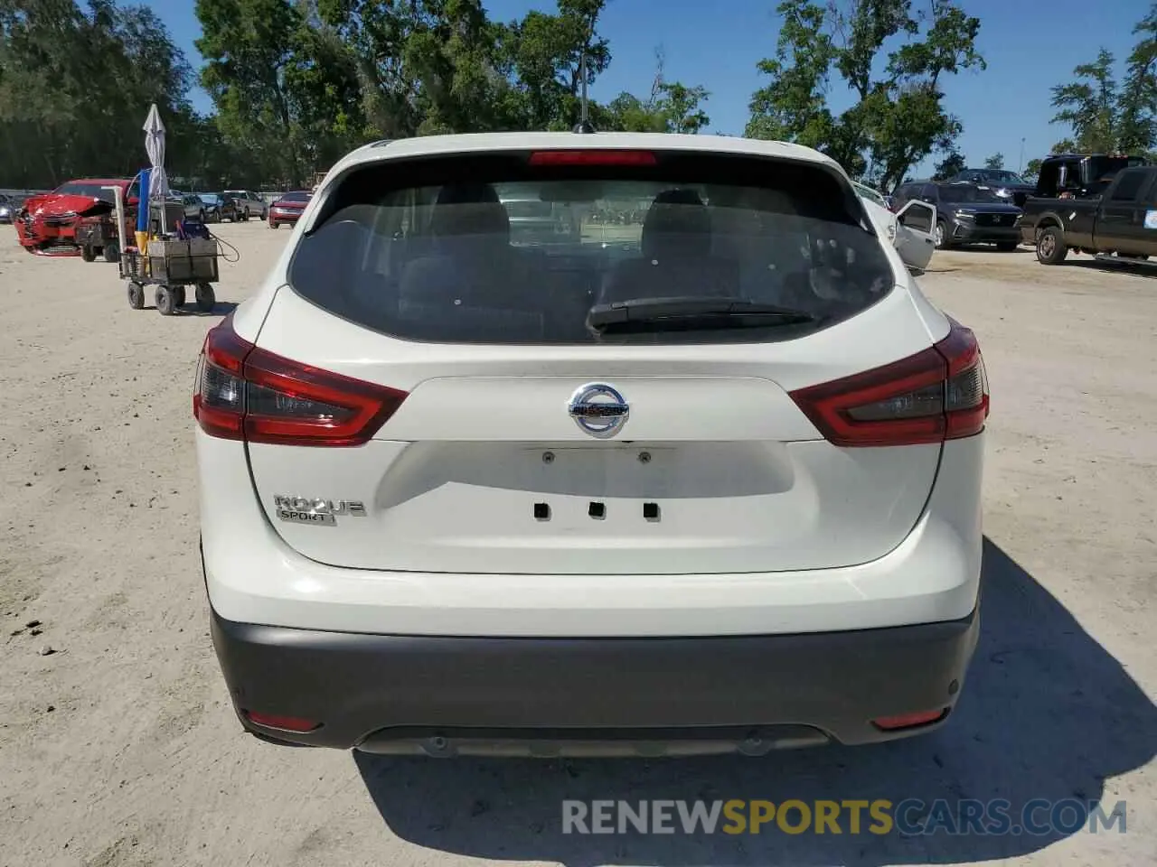 6 fotografías del automóvil dañado JN1BJ1AV3MW301664 NISSAN ROGUE 2021