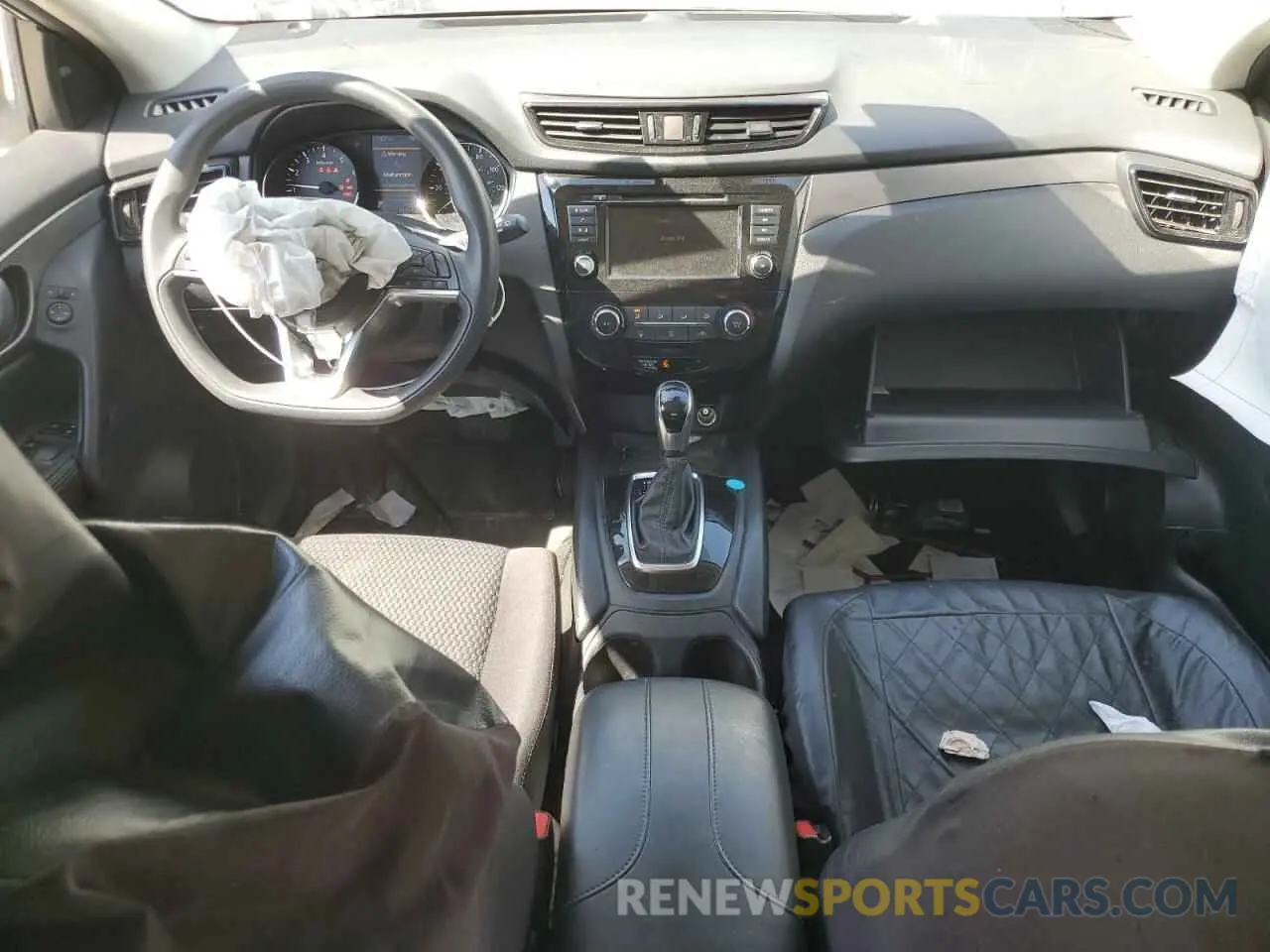8 fotografías del automóvil dañado JN1BJ1AV3MW301664 NISSAN ROGUE 2021