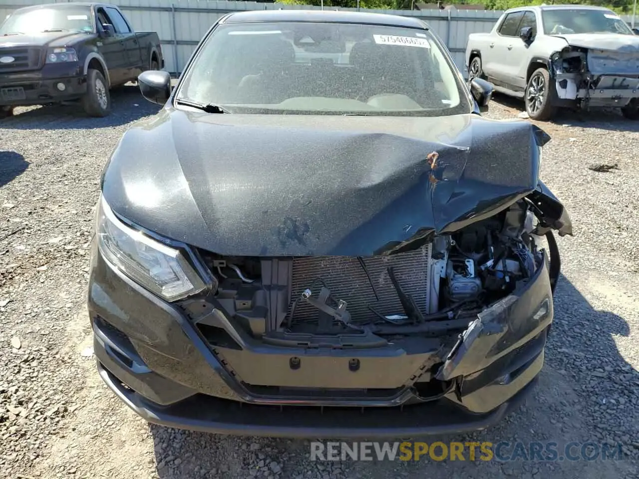 5 fotografías del automóvil dañado JN1BJ1AV3MW562132 NISSAN ROGUE 2021