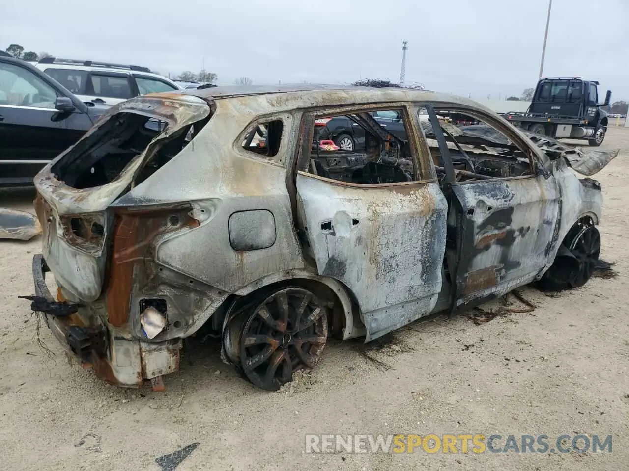 3 fotografías del automóvil dañado JN1BJ1AV4MW560146 NISSAN ROGUE 2021