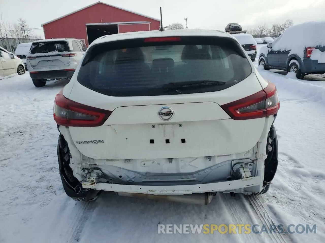 6 fotografías del automóvil dañado JN1BJ1AV5MW318871 NISSAN ROGUE 2021