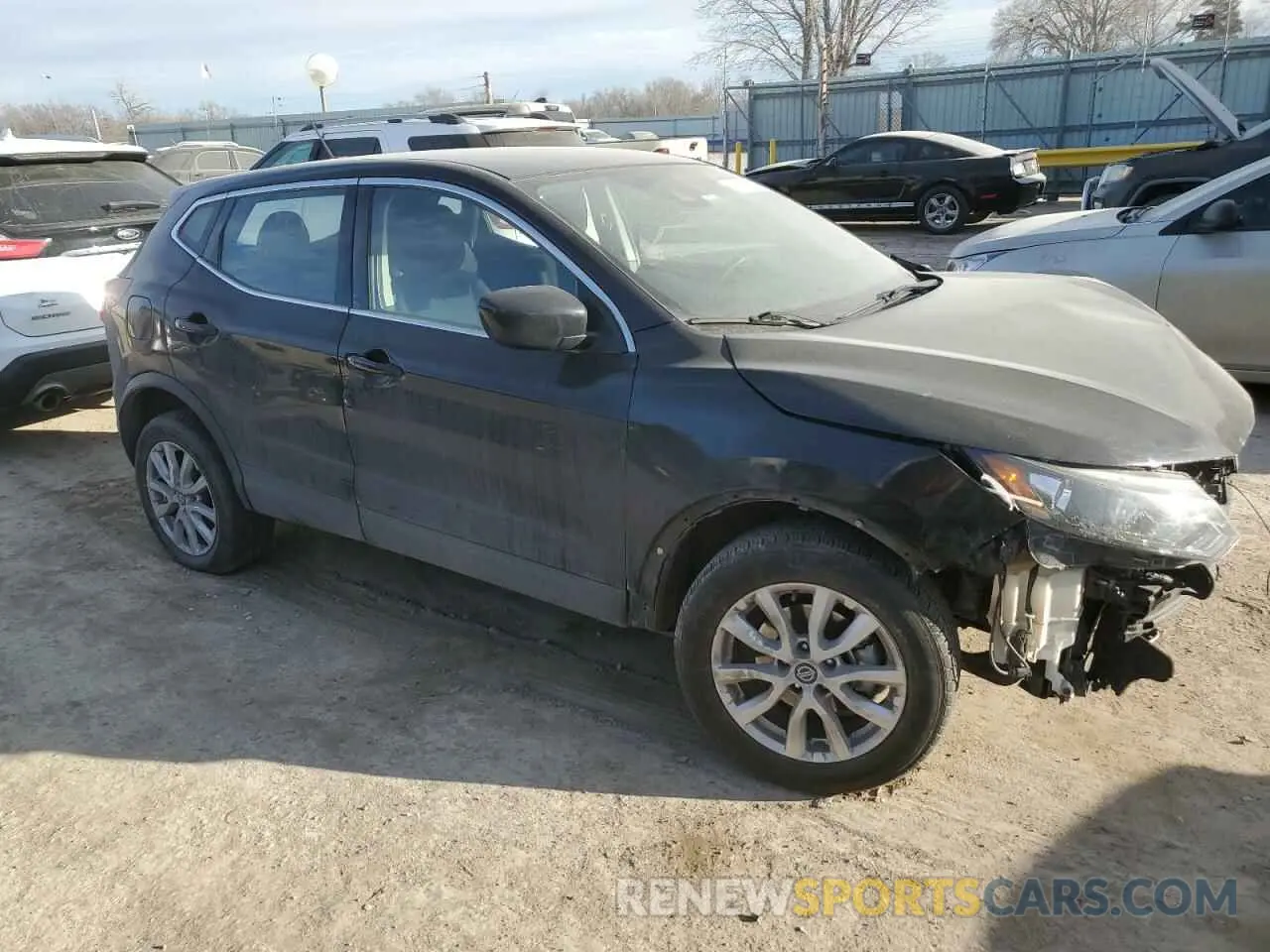 4 fotografías del automóvil dañado JN1BJ1AV6MW302131 NISSAN ROGUE 2021
