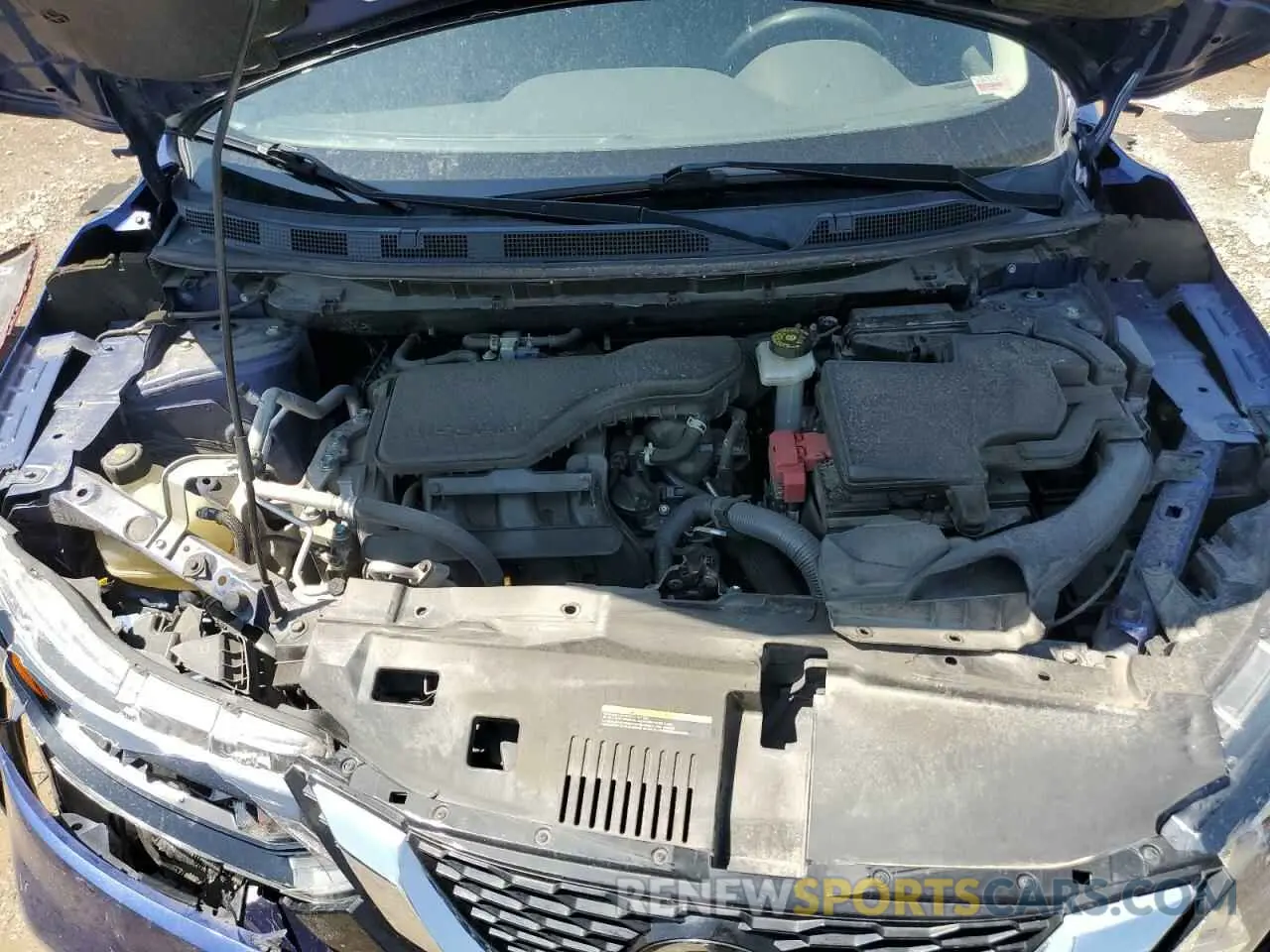 12 fotografías del automóvil dañado JN1BJ1AV6MW305885 NISSAN ROGUE 2021