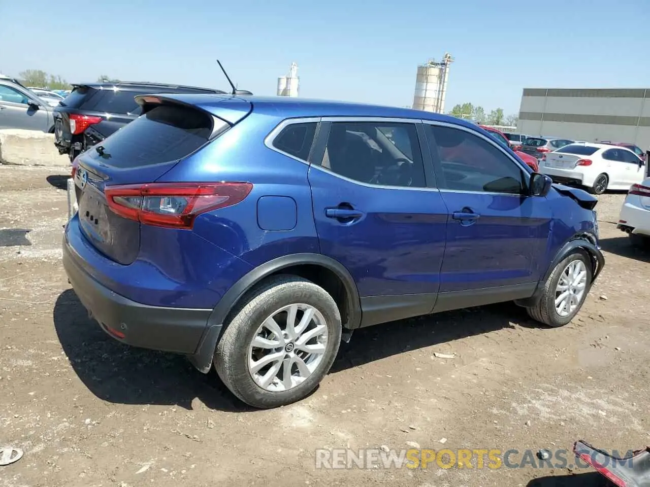 3 fotografías del automóvil dañado JN1BJ1AV6MW305885 NISSAN ROGUE 2021