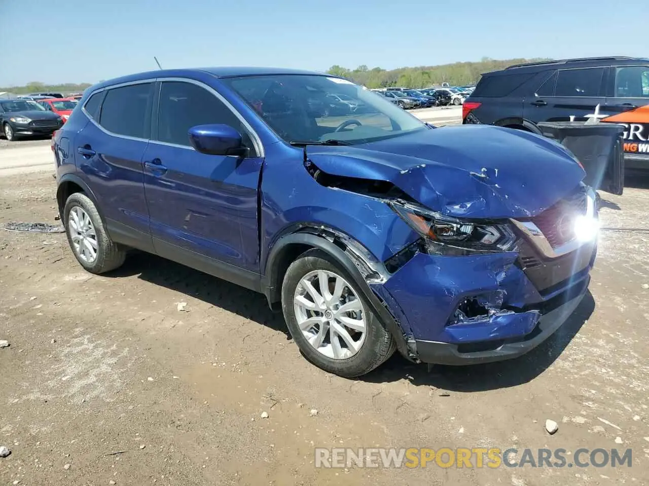 4 fotografías del automóvil dañado JN1BJ1AV6MW305885 NISSAN ROGUE 2021